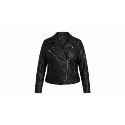 Faux Leather Moto Jacket
