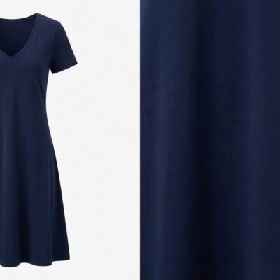 Fit & Flare Plus-Size Jersey Dress