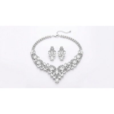 Holylove Crystal Statement Necklace Set
