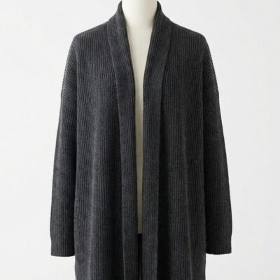 Long-Sleeve Open Cardigan